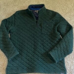 Quilted Eddie Bauer quarter zip